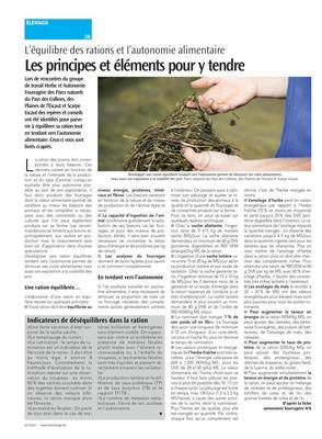 Les principes et éléments pour y tendre Les principes et éléments pour y tendre