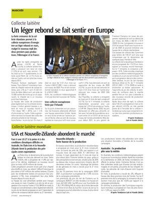 Un léger rebond se fait sentir en Europe Un léger rebond se fait sentir en Europe