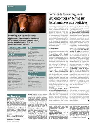 Six rencontres en ferme sur les alternatives aux pesticides Six rencontres en ferme sur les alternatives aux pesticides