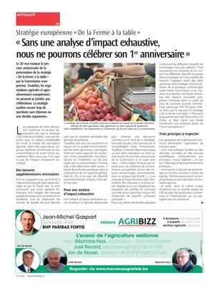 «Sans une analyse d’impact exhaustive,nous ne pourrons célébrer son 1er anniversaire» «Sans une analyse d’impact exhaustive,nous ne pourrons célébrer son 1er anniversaire»
