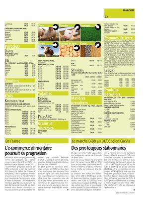 L’e-commerce alimentaire poursuit sa progression