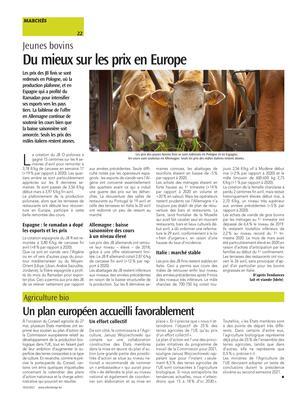 Du mieux sur les prix en Europe Du mieux sur les prix en Europe