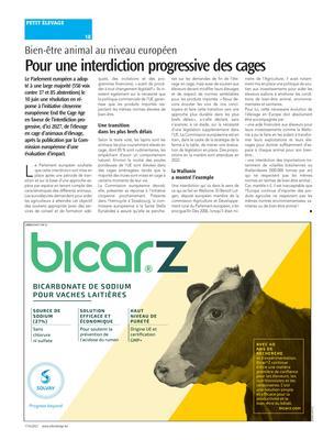 Pour une interdiction progressive des cages Pour une interdiction progressive des cages
