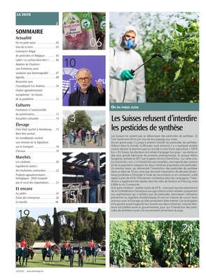 Les Suisses refusent d’interdire les pesticides de synthèse Les Suisses refusent d’interdire les pesticides de synthèse