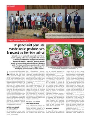 Un partenariat pour une viande locale, produite dans le respect du bien-être animal Un partenariat pour une viande locale, produite dans le respect du bien-être animal