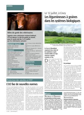 Les légumineuses à graines dans les systèmes biologiques Les légumineuses à graines dans les systèmes biologiques