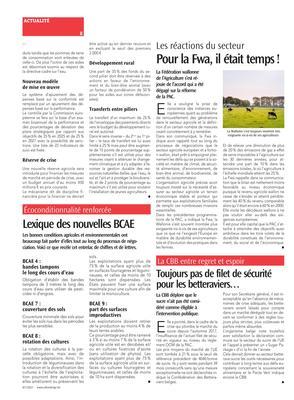 La réforme en un coup d’œil La réforme en un coup d’œil