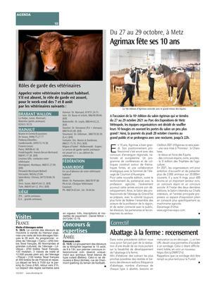 Rôles de garde des vétérinaires Rôles de garde des vétérinaires