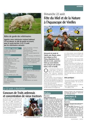 Fête du Miel et de la Nature à l’Aquascope de Virelles Fête du Miel et de la Nature à l’Aquascope de Virelles
