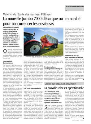 La nouvelle usine est opérationnelle