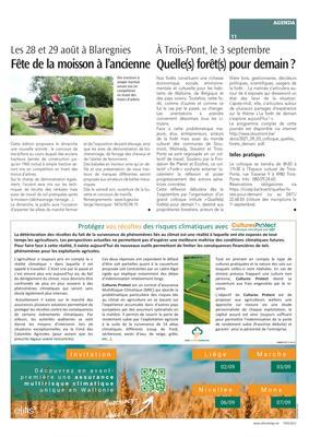 Fête de la moisson à l’ancienne Fête de la moisson à l’ancienne