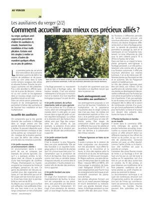 Comment accueillir aux mieux ces précieux alliés? Comment accueillir aux mieux ces précieux alliés?