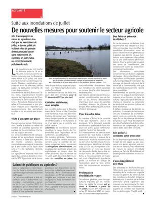 De nouvelles mesures pour soutenir le secteur agricole De nouvelles mesures pour soutenir le secteur agricole