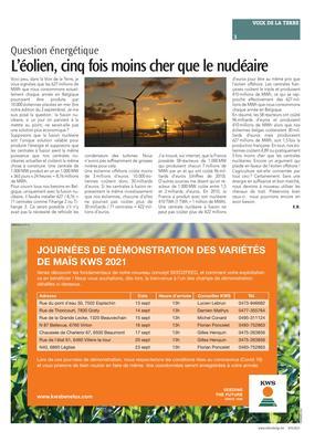 L’éolien, cinq fois moins cher que le nucléaire