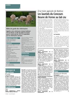Les lauréats du Concours Beurre de Ferme au lait cru Les lauréats du Concours Beurre de Ferme au lait cru