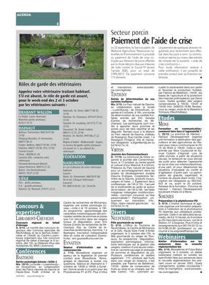 Rôles de garde des vétérinaires