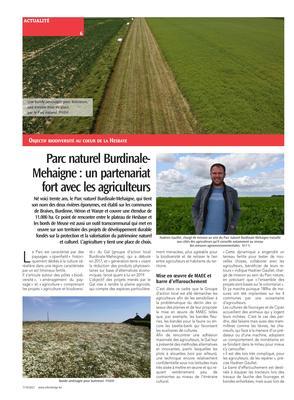 Parc naturel Burdinale-Mehaigne: un partenariat fort avec les agriculteurs Parc naturel Burdinale-Mehaigne: un partenariat fort avec les agriculteurs