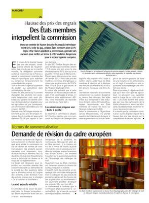 Demande de révision du cadre européen Demande de révision du cadre européen