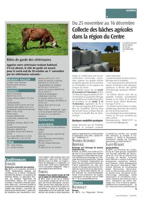 Rôles de garde des vétérinaires Rôles de garde des vétérinaires