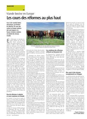 Les cours des réformes au plus haut Les cours des réformes au plus haut