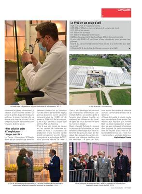 Visite royale au Centre d’Innovation de SESVanderhave Visite royale au Centre d’Innovation de SESVanderhave