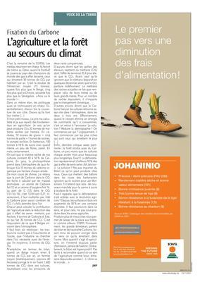 L’agriculture et la forêt au secours du climat L’agriculture et la forêt au secours du climat