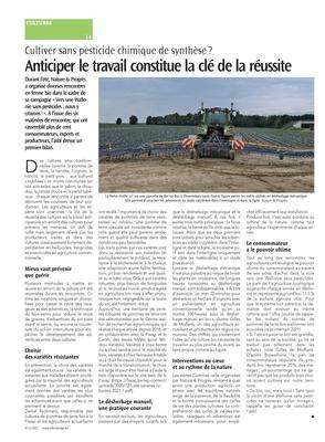 Anticiper le travail constitue la clé de la réussite Anticiper le travail constitue la clé de la réussite