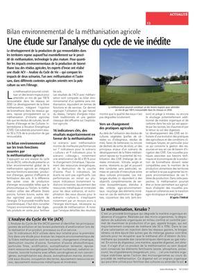 L'Analyse du Cycle de Vie (ACV) L'Analyse du Cycle de Vie (ACV)