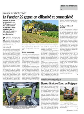 La Panther 2S gagne en efficacité et connectivité La Panther 2S gagne en efficacité et connectivité