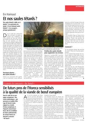 De futurs pros de l’Horeca sensibilisésà la qualité de la viande de bœuf européen