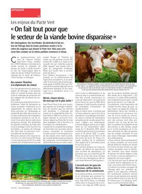 «On fait tout pour que le secteur de la viande bovine disparaisse» «On fait tout pour que le secteur de la viande bovine disparaisse»