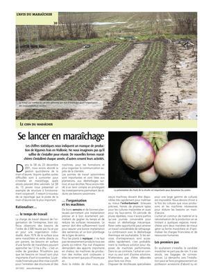 Se lancer en maraîchage Se lancer en maraîchage