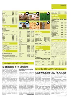 Augmentation chez les vaches Augmentation chez les vaches
