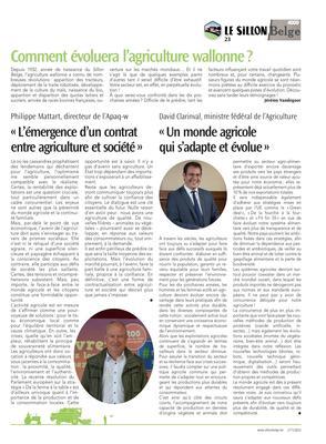 «Un monde agricole qui s’adapte et évolue» «Un monde agricole qui s’adapte et évolue»