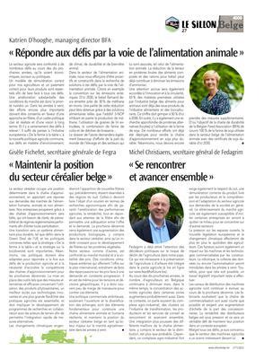 «Maintenir la position du secteur céréalier belge» «Maintenir la position du secteur céréalier belge»