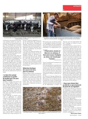 «J’ai choisi ce métier par passion de l’élevage et des animaux» «J’ai choisi ce métier par passion de l’élevage et des animaux»