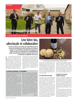 Une bière bio,ultra-locale et collaborative Une bière bio,ultra-locale et collaborative