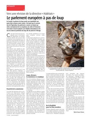 Le parlement européen à pas de loup Le parlement européen à pas de loup