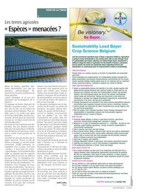 «Espèces» menacées? «Espèces» menacées?