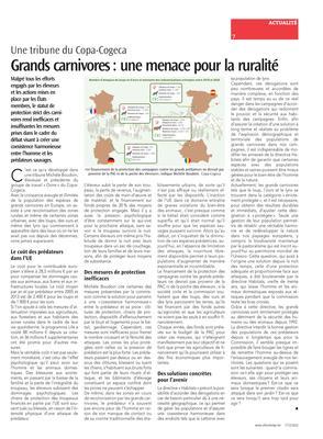 Grands carnivores: une menace pour la ruralité Grands carnivores: une menace pour la ruralité