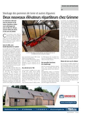 Deux nouveaux élévateurs répartiteurs chez Grimme Deux nouveaux élévateurs répartiteurs chez Grimme