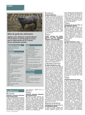 Rôles de garde des vétérinaires Rôles de garde des vétérinaires