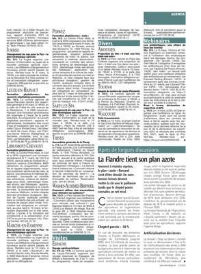 La Flandre tient son plan azote La Flandre tient son plan azote