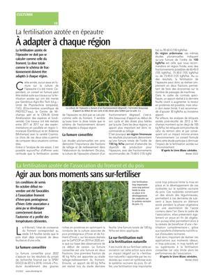 À adapter à chaque région À adapter à chaque région
