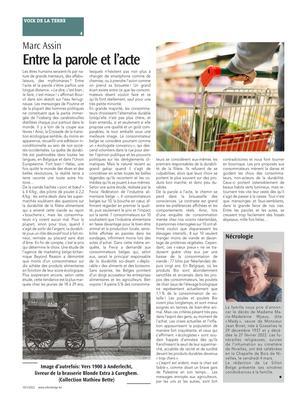 Entre la parole et l’acte Entre la parole et l’acte