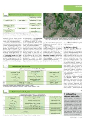 S-métolachlore et eaux souterraines