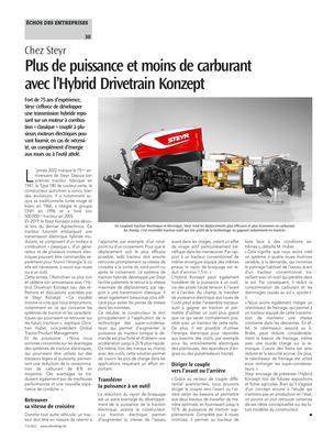 Plus de puissance et moins de carburantavec l’Hybrid Drivetrain Konzept Plus de puissance et moins de carburantavec l’Hybrid Drivetrain Konzept