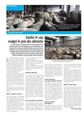 Garder le cap malgré le prix des aliments Garder le cap malgré le prix des aliments