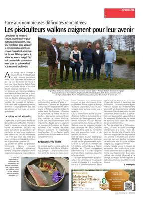 Les pisciculteurs wallons craignent pour leur avenir Les pisciculteurs wallons craignent pour leur avenir