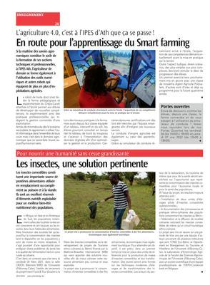 En route pour l’apprentissage du Smart farming En route pour l’apprentissage du Smart farming